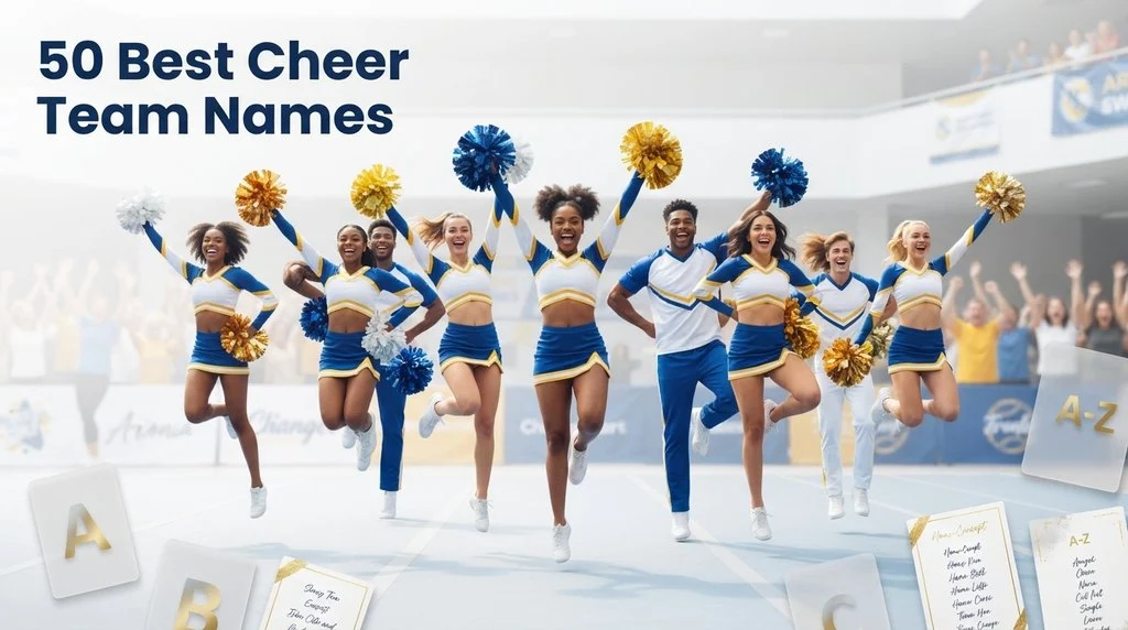50 Best Cheer Team Names