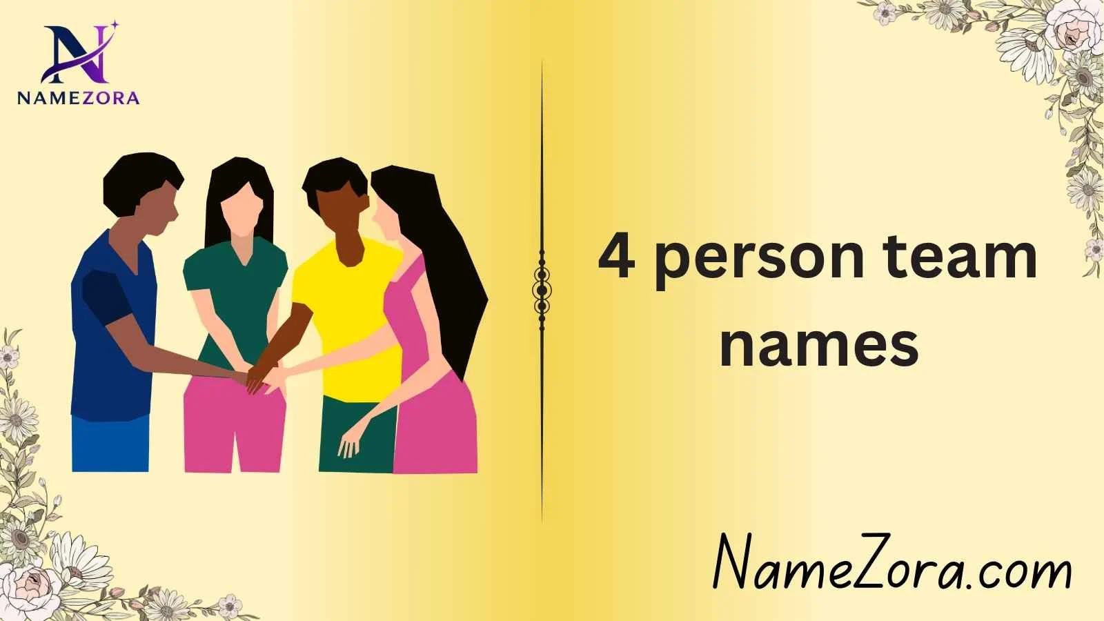 4 person team names
