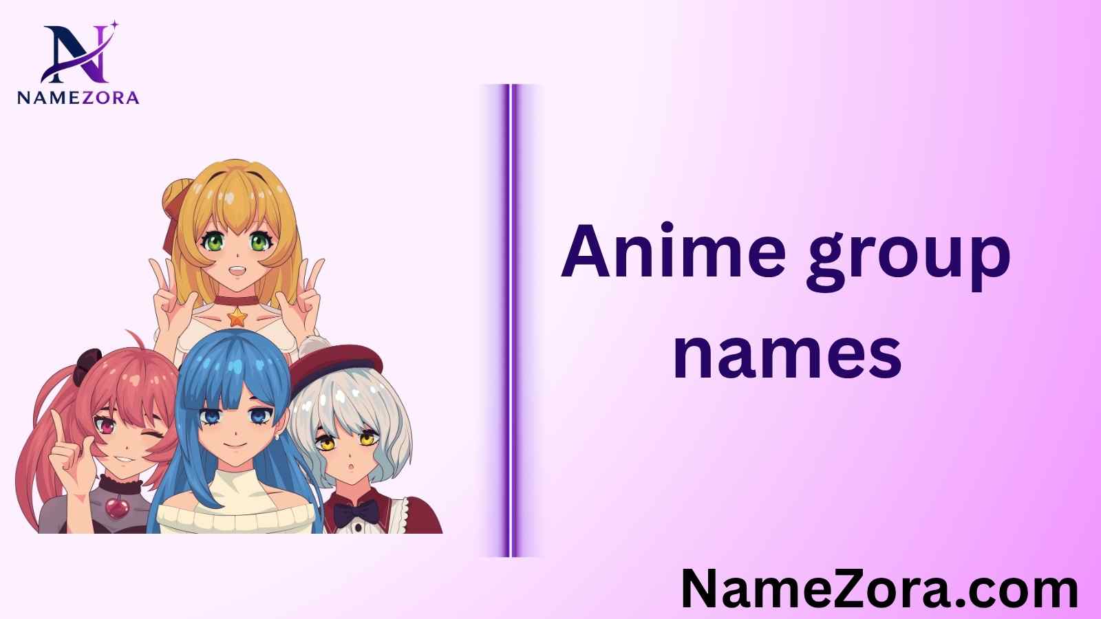 Anime group names