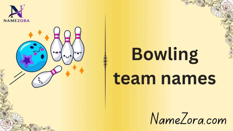 Bowling team names