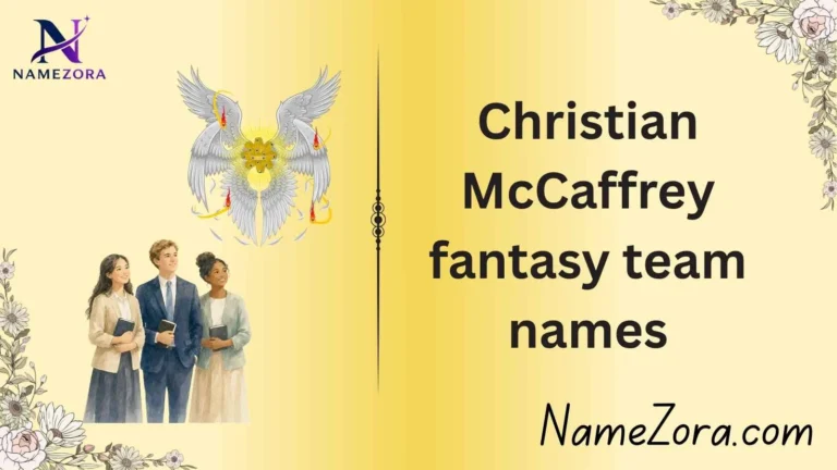 Christian McCaffrey fantasy team names