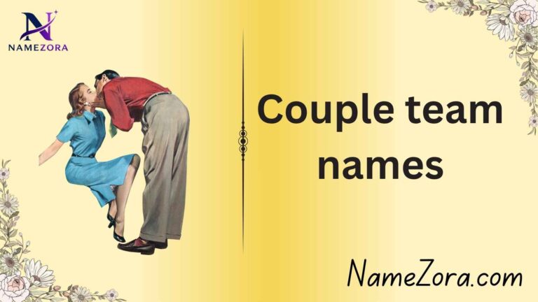 Couple team names
