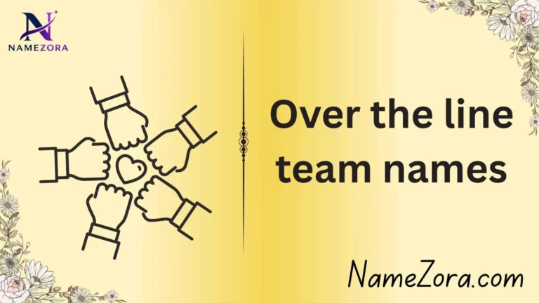 Over the line team names