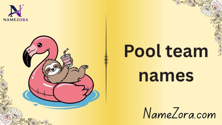 Pool team names