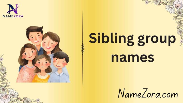 Sibling group names