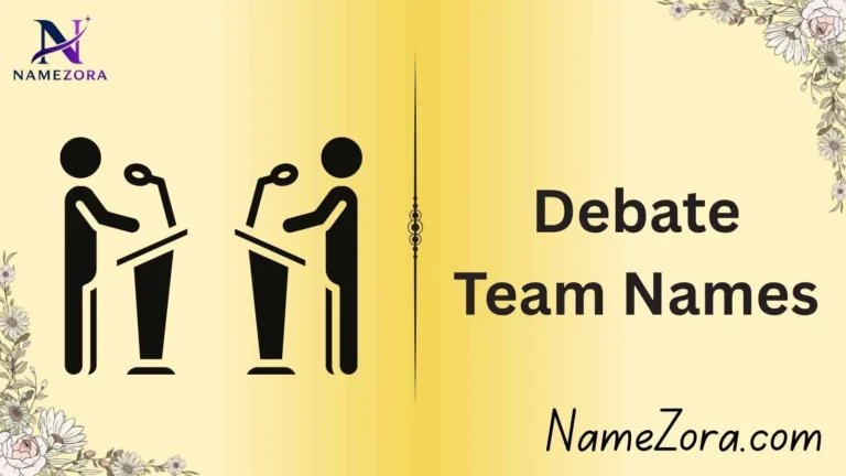 Debate Team Names