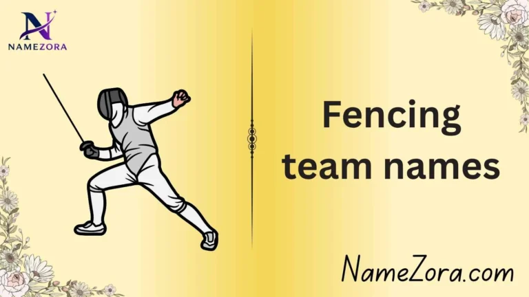 Fencing team names