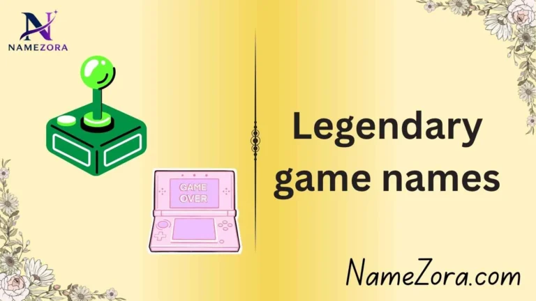 Legendary game names