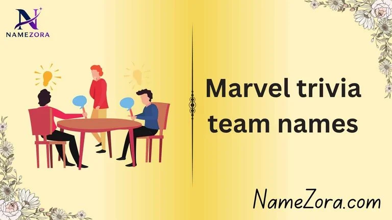Marvel trivia team names