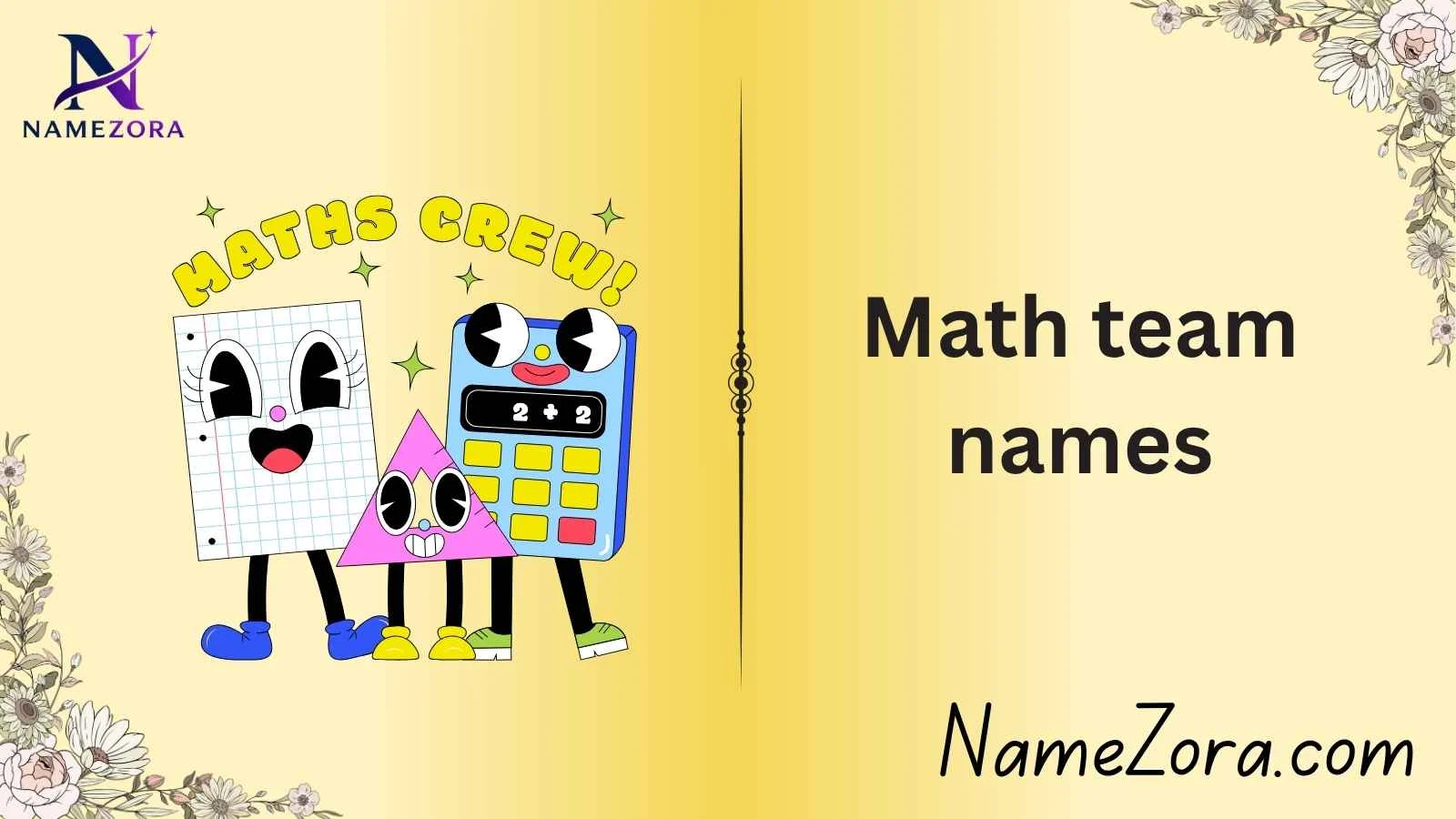 Math team names