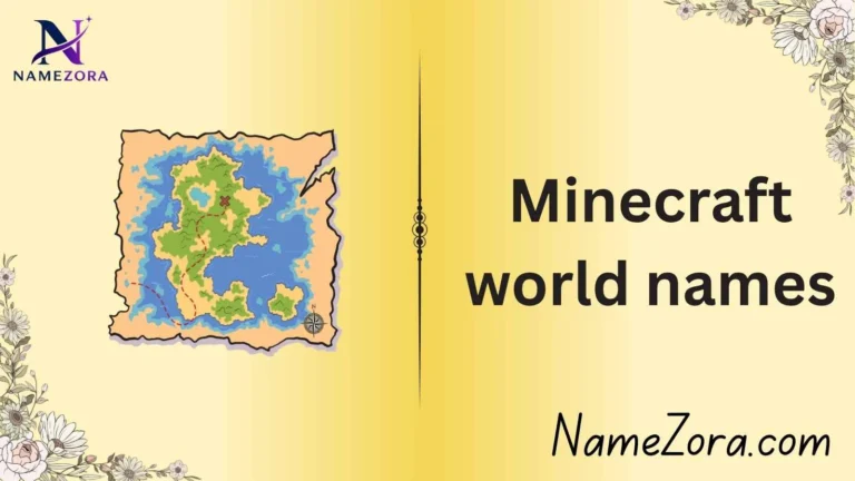 Minecraft world names