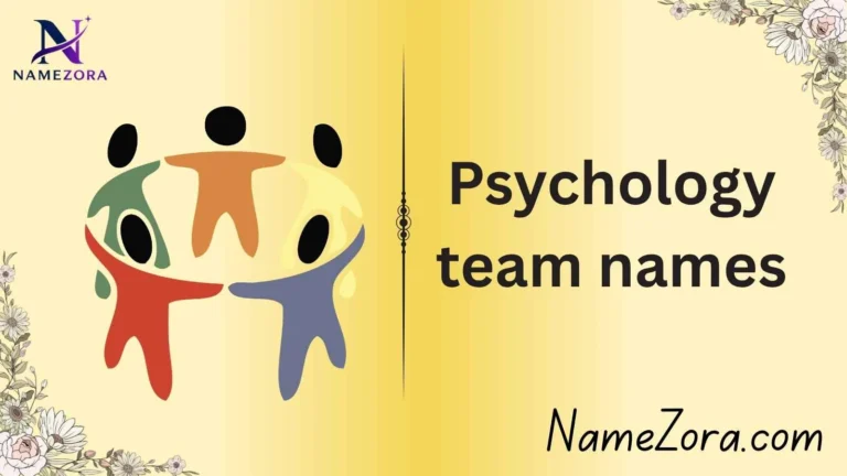 Psychology team names
