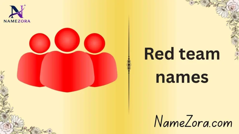 Red team names