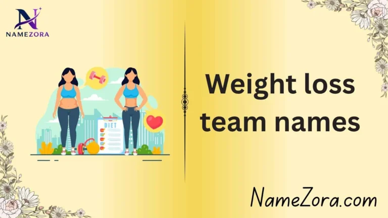 Weight loss team names