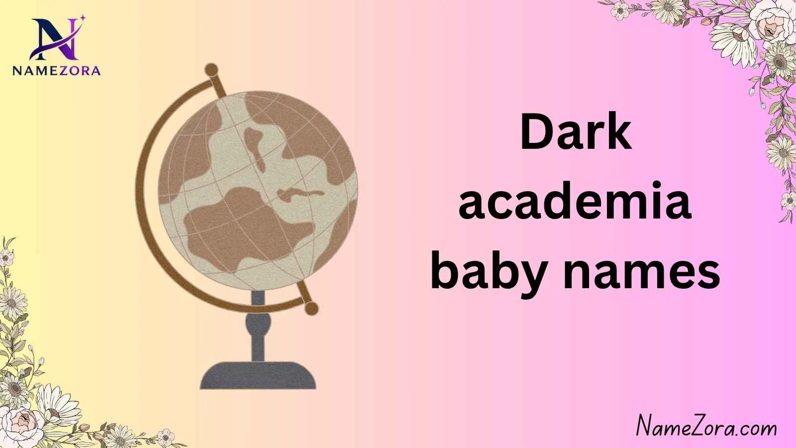 Dark academia baby names
