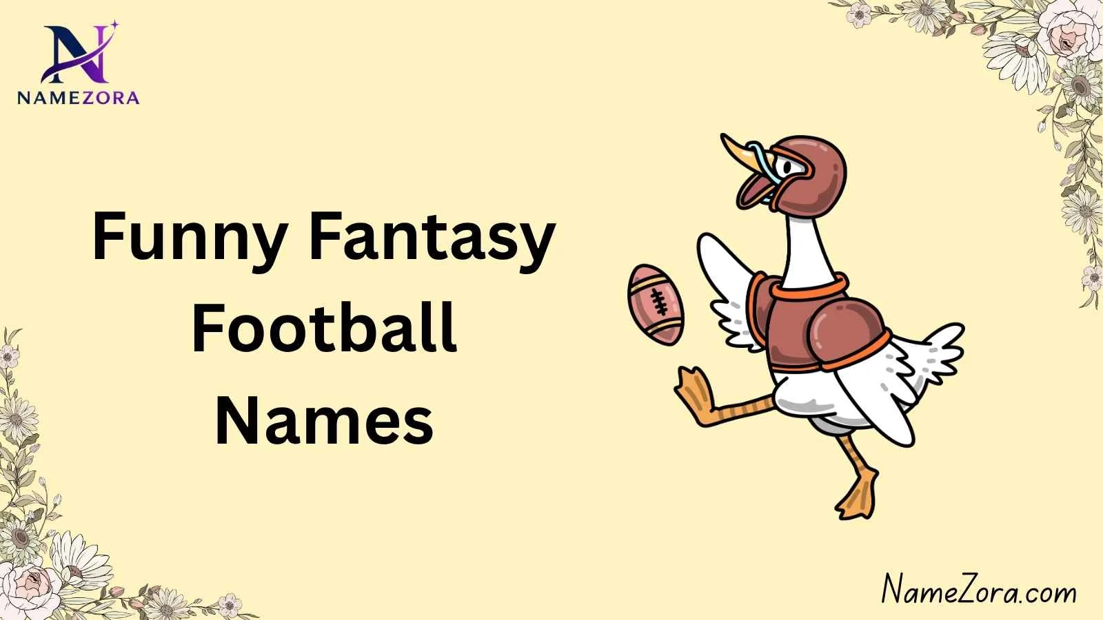 Funny Fantasy Football Names