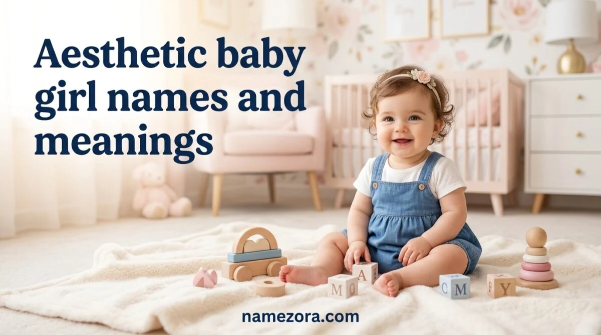 Aesthetic baby girl names and meanings