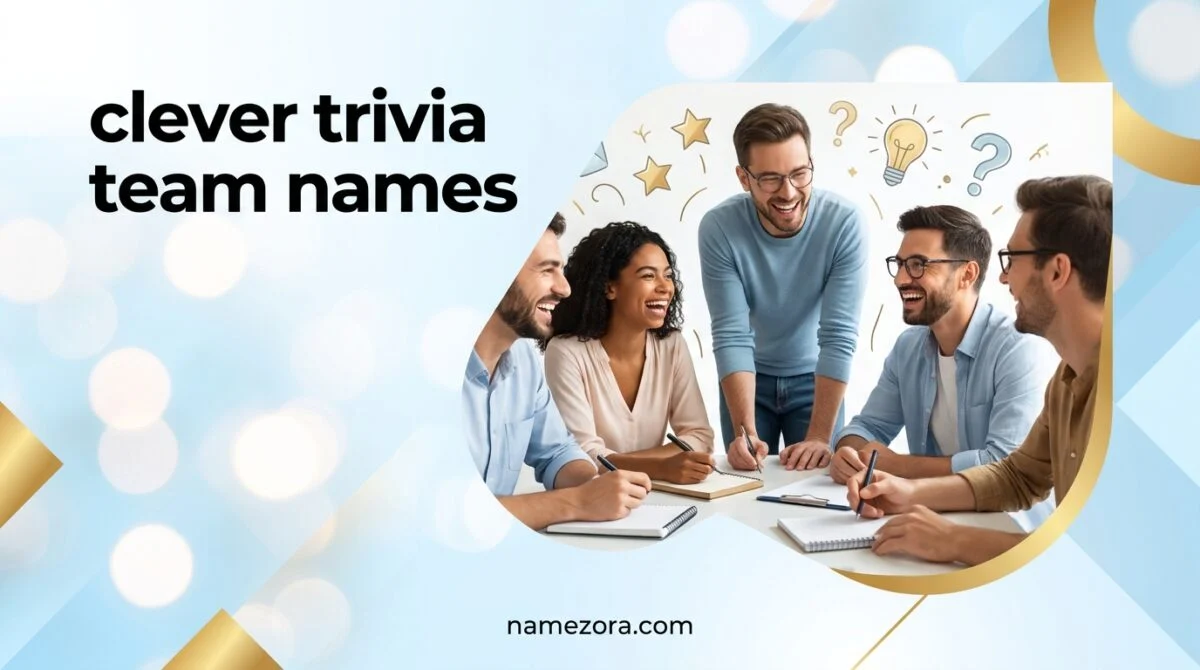 clever trivia team names