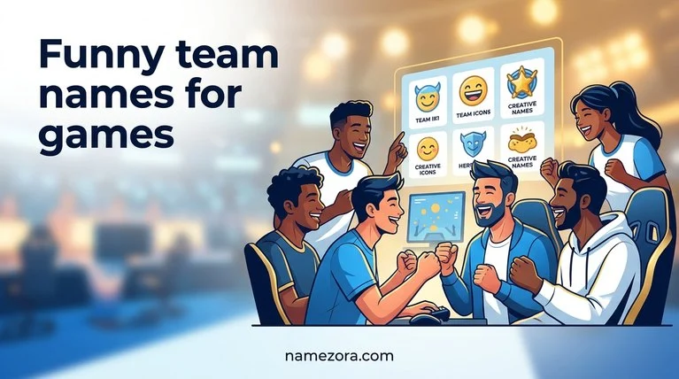 Funny team names for games
