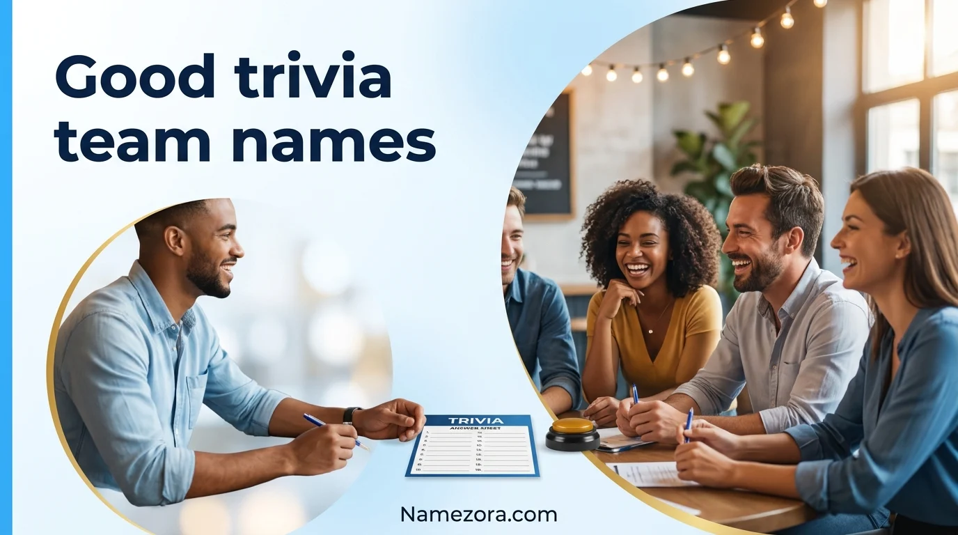 Good trivia team names