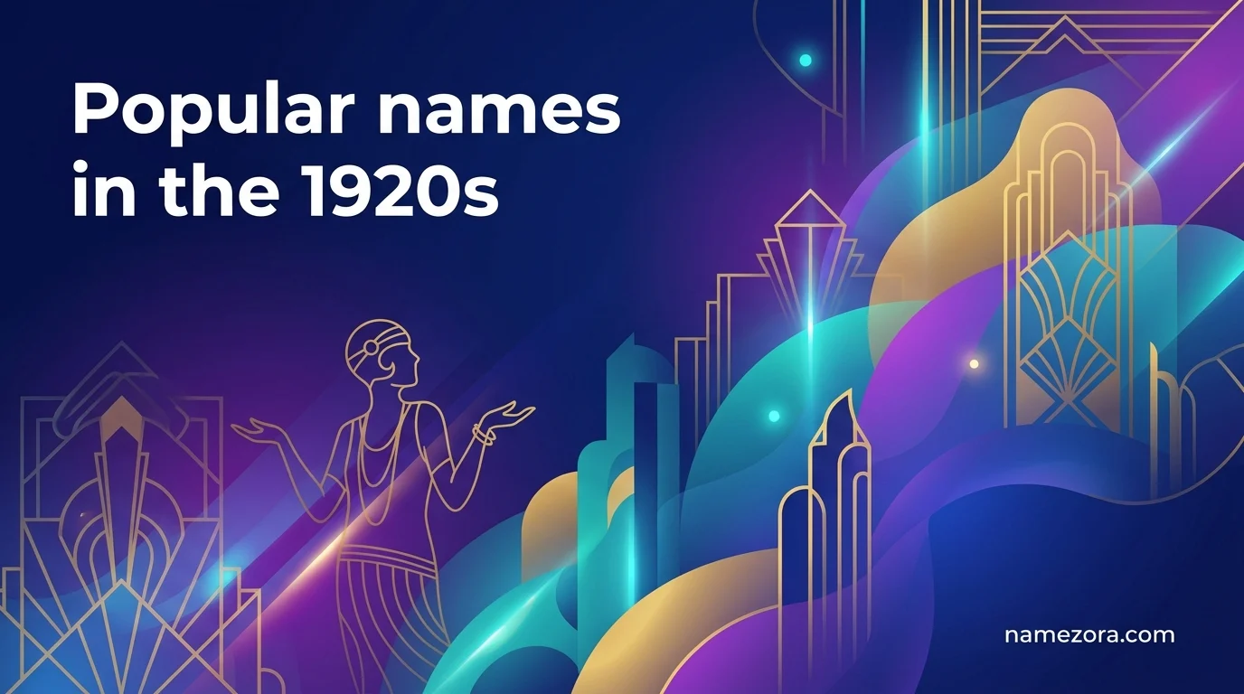 Popular names in the 1920s