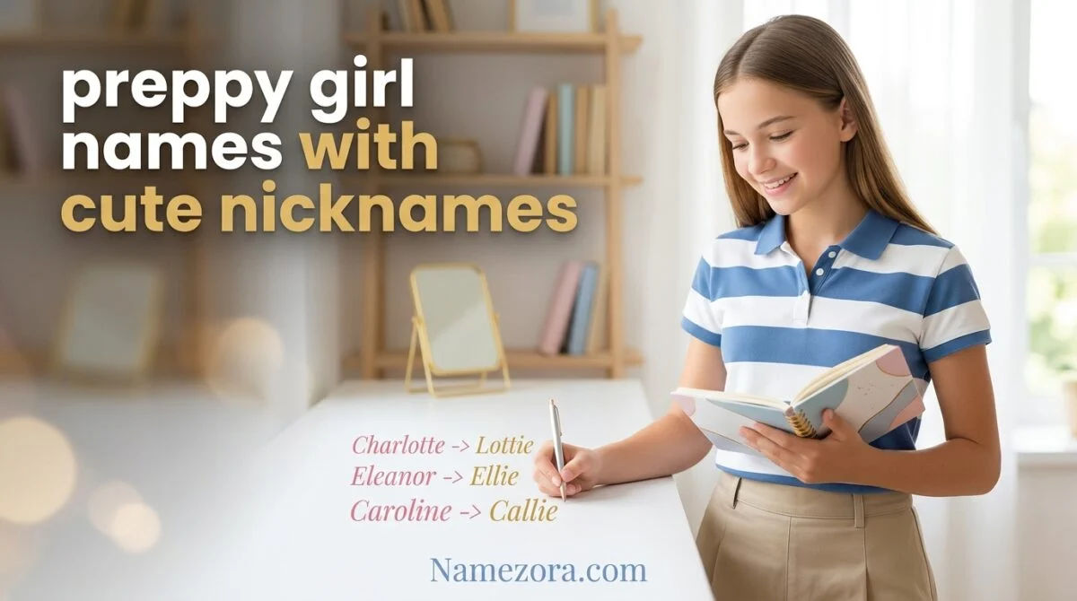 preppy girl names with cute nicknames