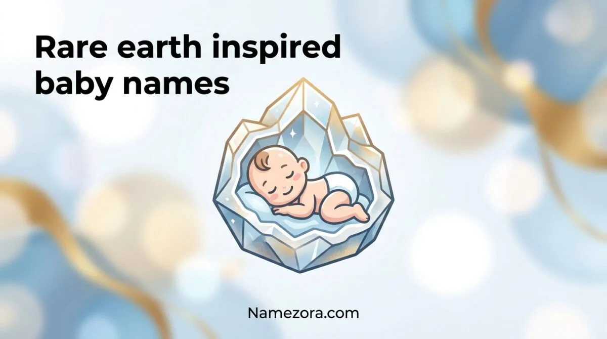 Rare earth inspired baby names