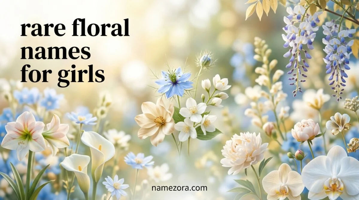 rare floral names for girls