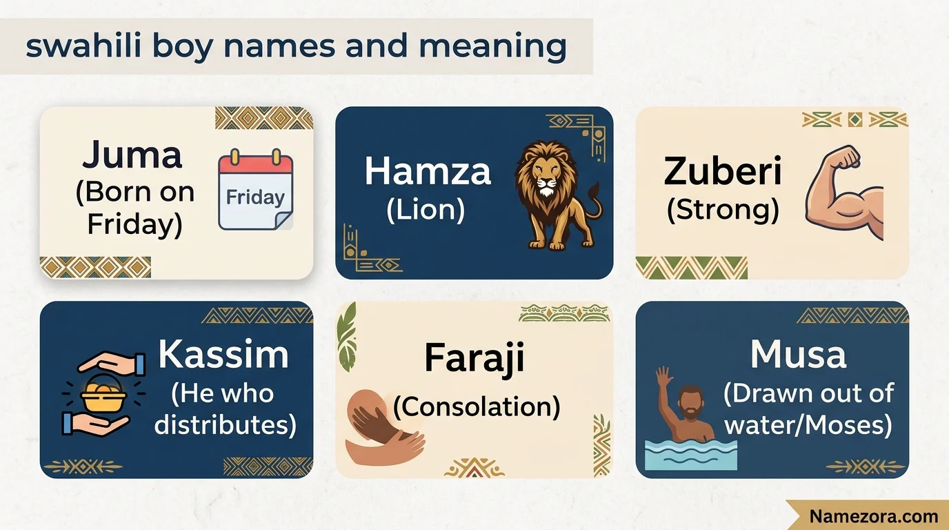 swahili boy names and meaning
