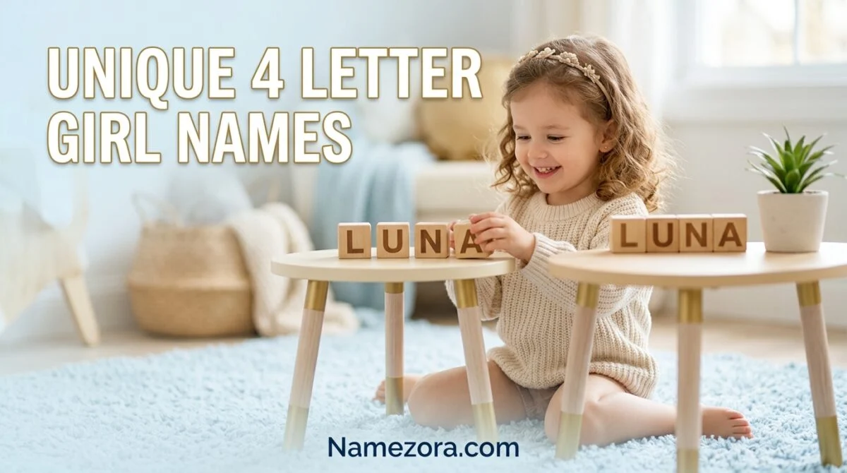unique 4 letter girl names