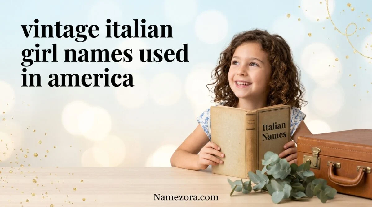 vintage italian girl names used in america